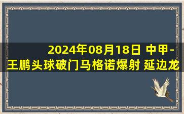 2024年08月18日 中甲-王鹏头球破门马格诺爆射 延边龙鼎1-1上海嘉定汇龙